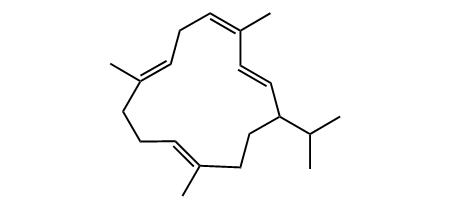 (E,Z,E,E)-14-Isopropyl-3,7,11-trimethyl-1,3,6,10-cyclotetradecatetraene
